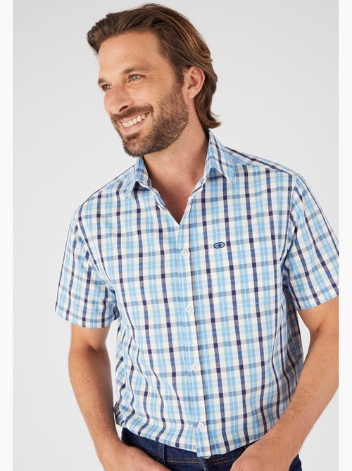 Chemisette à carreaux popeline pur coton - Damart - Kiabi