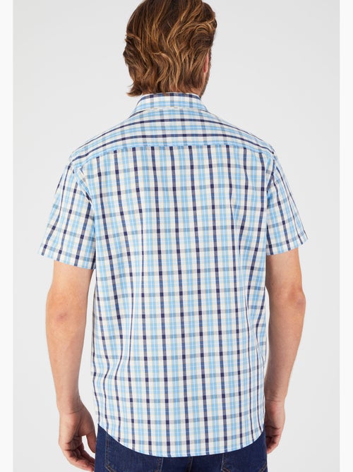 Chemisette à carreaux popeline pur coton - Damart - Kiabi