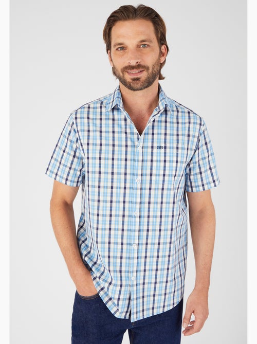 Chemisette à carreaux popeline pur coton - Damart - Kiabi