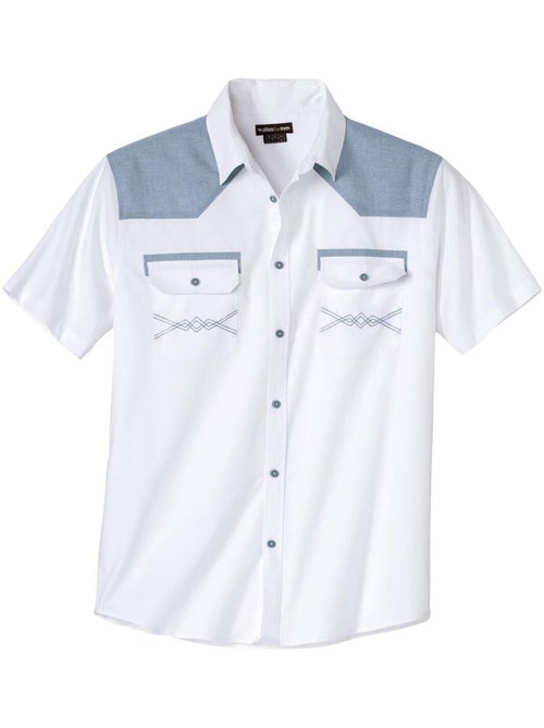 Chemisette country style - atlas for men - Kiabi Chemisette country style - atlas for men - Kiabi