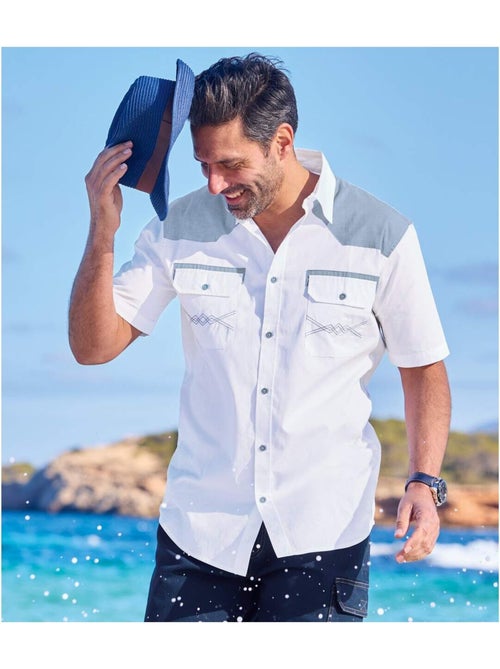 Chemisette country style - atlas for men - Kiabi Chemisette country style - atlas for men - Kiabi