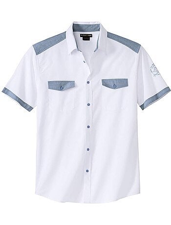 Chemisette Détails Chambray - ATLAS FOR MEN