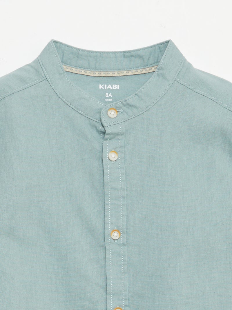 Chemisette en coton Bleu - Kiabi