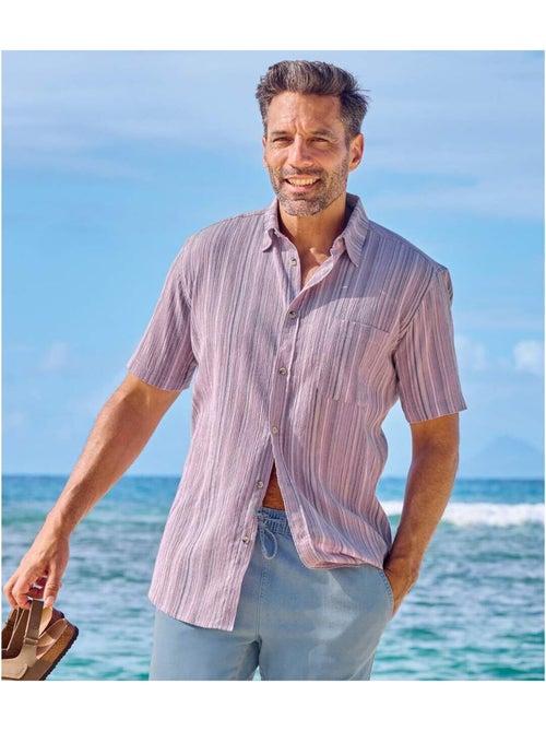 Chemisette en Crépon Palma - ATLAS FOR MEN - Kiabi Chemisette en Crépon Palma - ATLAS FOR MEN - Kiabi