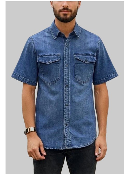 Chemisette en jeans Kebello - Kiabi