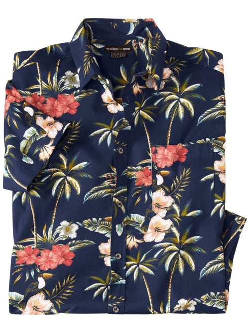 Chemisette en Popeline Hawai   - ATLAS FOR MEN - Kiabi