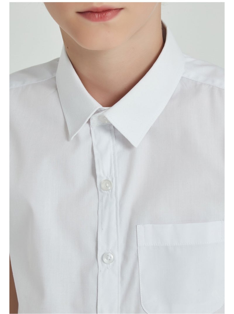 Chemisette Enfant Kebello Blanc - Kiabi