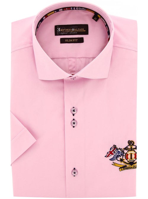 Chemisette homme brodée coupe cintrée EXCLUSIVO Emporio balzani Blanc , 38 - Kiabi Chemisette homme brodée coupe cintrée EXCLUSIVO Emporio balzani Blanc , 38 - Kiabi