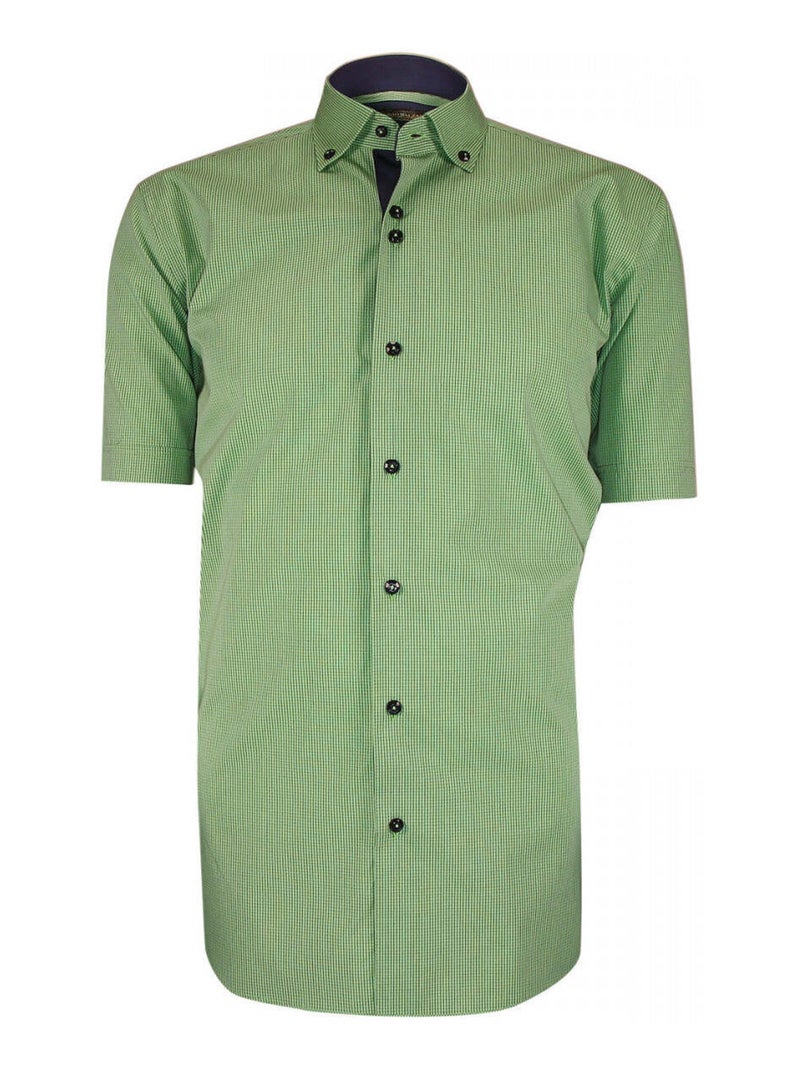 Chemisette homme classique coupe droite QUADRI Emporio balzani Bleu , 40 Bleu - Kiabi