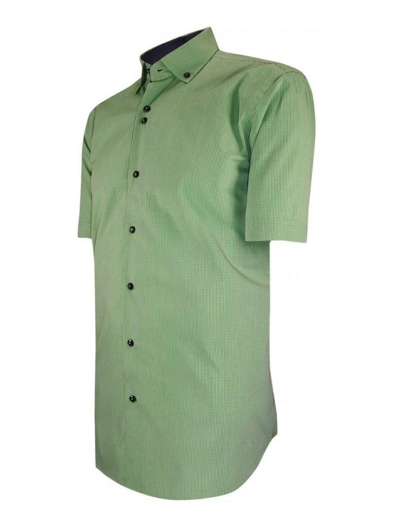 Chemisette homme classique coupe droite QUADRI Emporio balzani Bleu , 40 Bleu - Kiabi