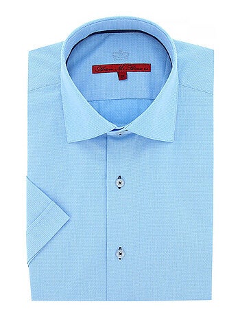 Chemisette homme classique coupe droite SHTRAIGHT Andrew Mac Allister Beige , 44