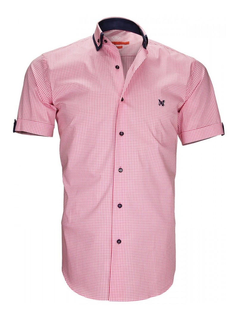 Chemisette homme double col coupe cintrée DOOVER Andrew Mac Allister Bleu , 39 Bleu - Kiabi