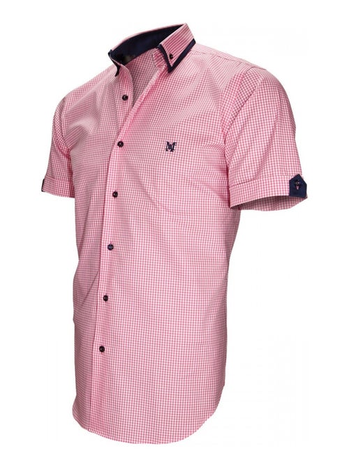 Chemisette homme double col coupe cintrée DOOVER Andrew Mac Allister Bleu , 39 - Kiabi