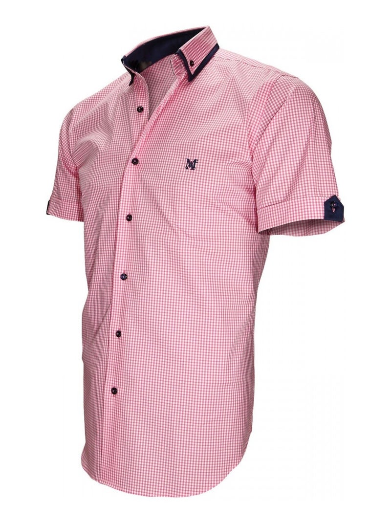 Chemisette homme double col coupe cintrée DOOVER Andrew Mac Allister Bleu , 39 Bleu - Kiabi