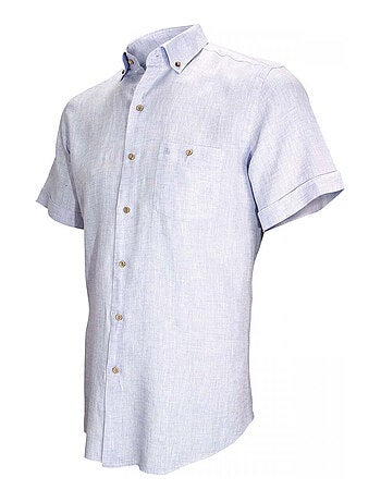 Chemisette homme en lin coupe droite SAN REMO Emporio balzani