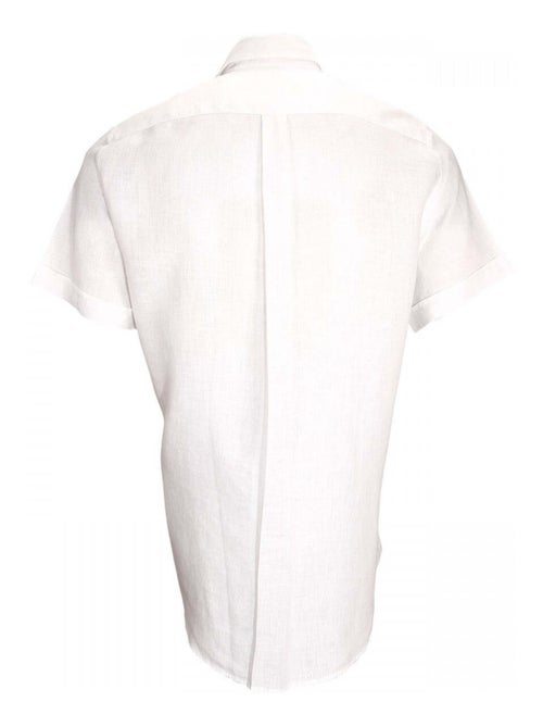 Chemisette homme en lin coupe droite SAN REMO Emporio balzani Bleu , 39 - Kiabi