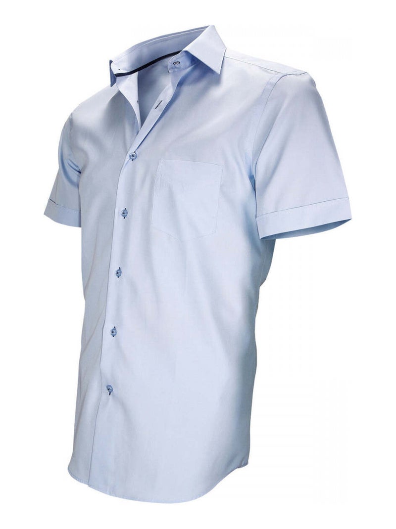 Chemisette homme en popeline coupe cintrée COASTGROVE Andrew Mac Allister Vert , 43 Vert - Kiabi