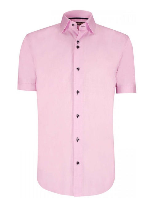 Chemisette homme lin classique coupe droite OLINA Emporio balzani Blanc , 44 - Kiabi