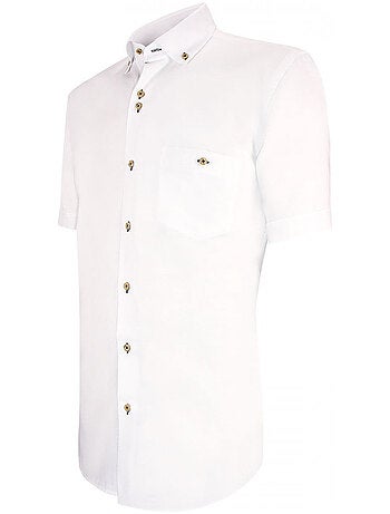 Chemisette homme lin classique coupe droite OLINO Emporio balzani