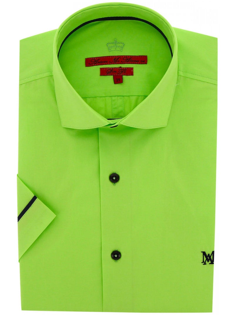 Chemisette homme mode coupe cintrée ISLAND Andrew Mac Allister Orange , 41 Orange - Kiabi