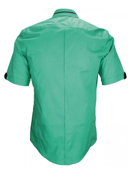 Chemisette homme mode coupe cintrée TASCOLI Emporio balzani Vert , 42 - Kiabi