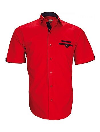 Chemisette homme mode coupe cintrée TASCOLI Emporio balzani Vert , 42