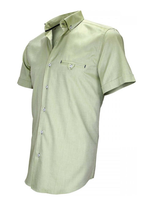 Chemisette homme oxford coupe cintrée FILIPPI Emporio balzani Rouge , 39 - Kiabi