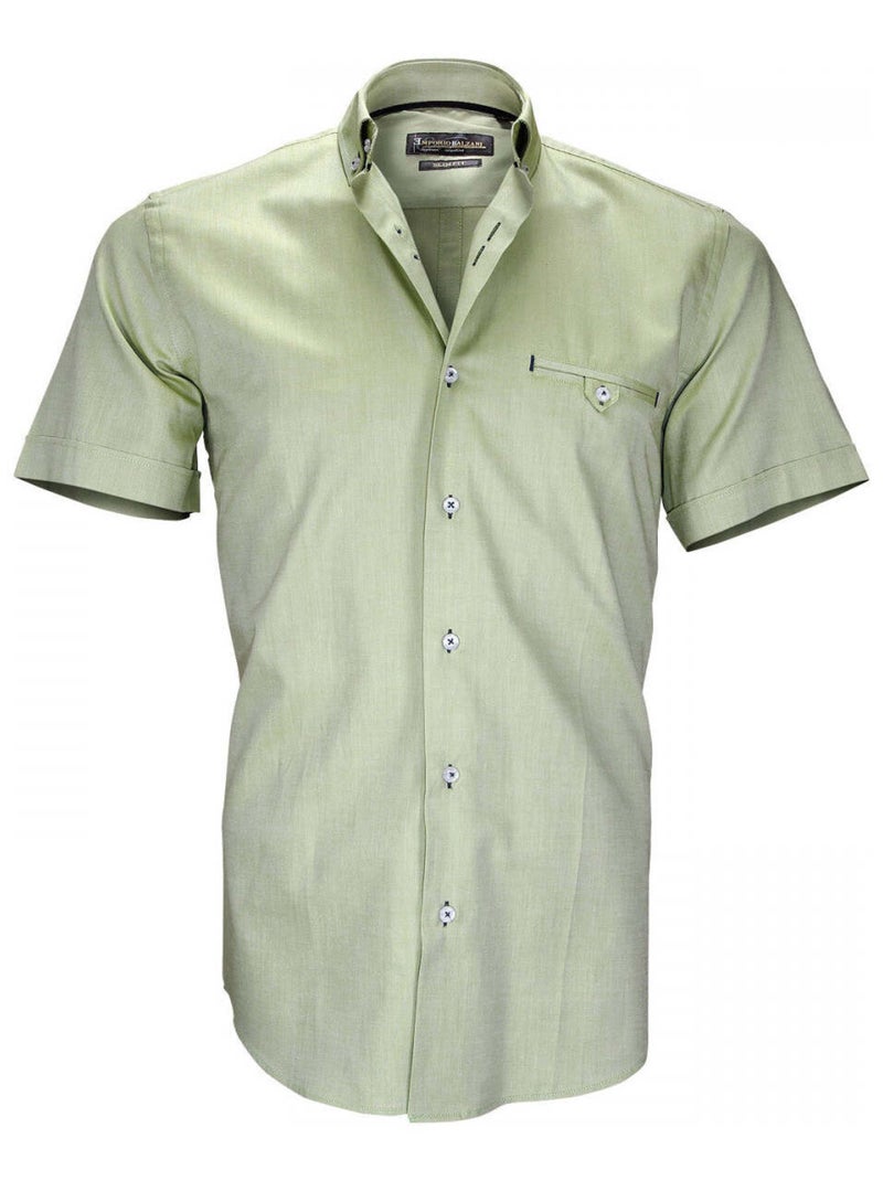 Chemisette homme oxford coupe cintrée FILIPPI Emporio balzani Rouge , 42 Rouge - Kiabi