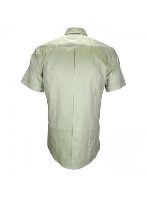 Chemisette homme oxford coupe cintrée FILIPPI Emporio balzani Vert , 38 - Kiabi