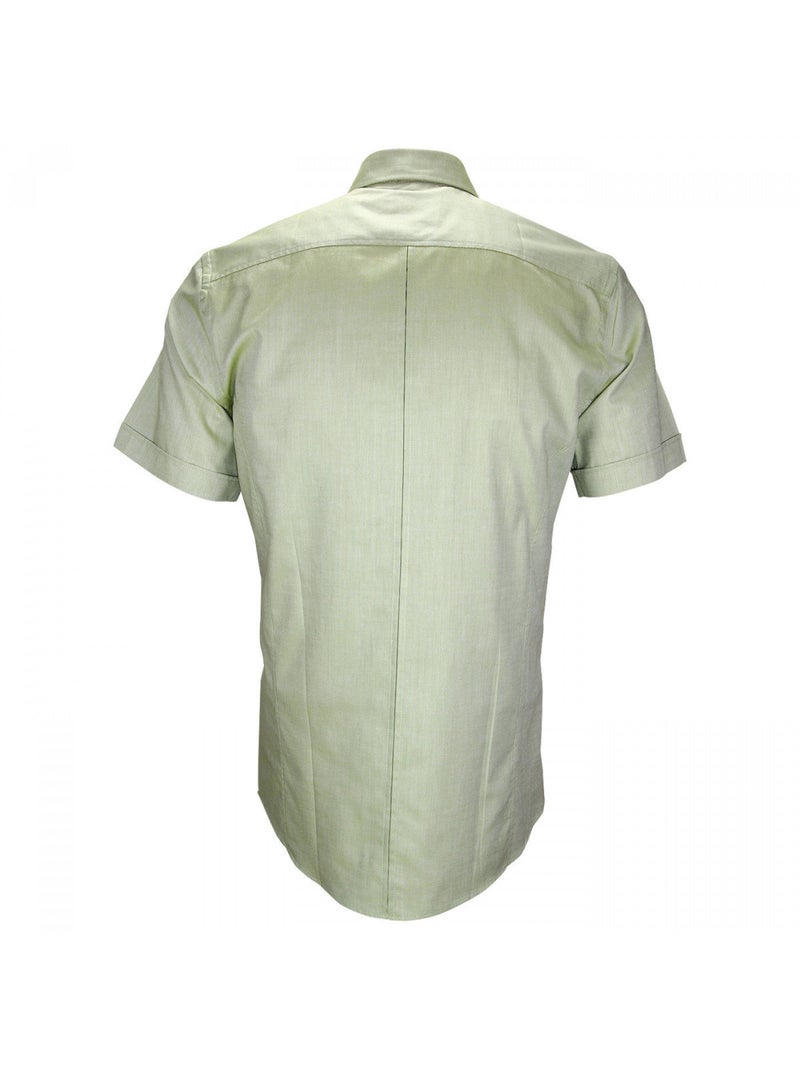 Chemisette homme oxford coupe cintrée FILIPPI Emporio balzani Vert anis , 38 Vert anis - Kiabi
