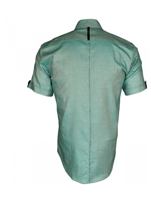 Chemisette homme oxford coupe cintrée SWANSY Andrew Mac Allister Jaune , 38 - Kiabi