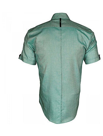 Chemisette homme oxford coupe cintrée SWANSY Andrew Mac Allister Rouge , 40