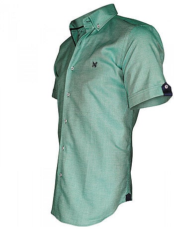 Chemisette homme oxford coupe cintrée SWANSY Andrew Mac Allister