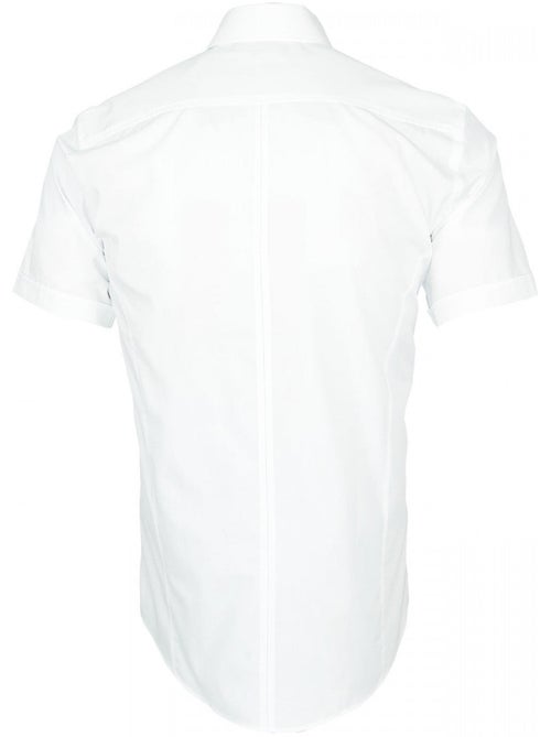 Chemisette homme premium coupe cintrée BASIC-MODE Andrew Mac Allister Blanc , 43 - Kiabi