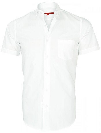 Chemisette homme premium coupe cintrée BASIC-SPORT Andrew Mac Allister Blanc , 41