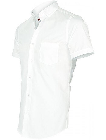 Chemisette homme premium coupe cintrée BASIC-SPORT Andrew Mac Allister Blanc , 41