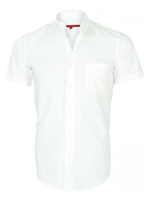Chemisette homme premium coupe cintrée BASIC-SPORT Andrew Mac Allister Blanc , 41 - Kiabi