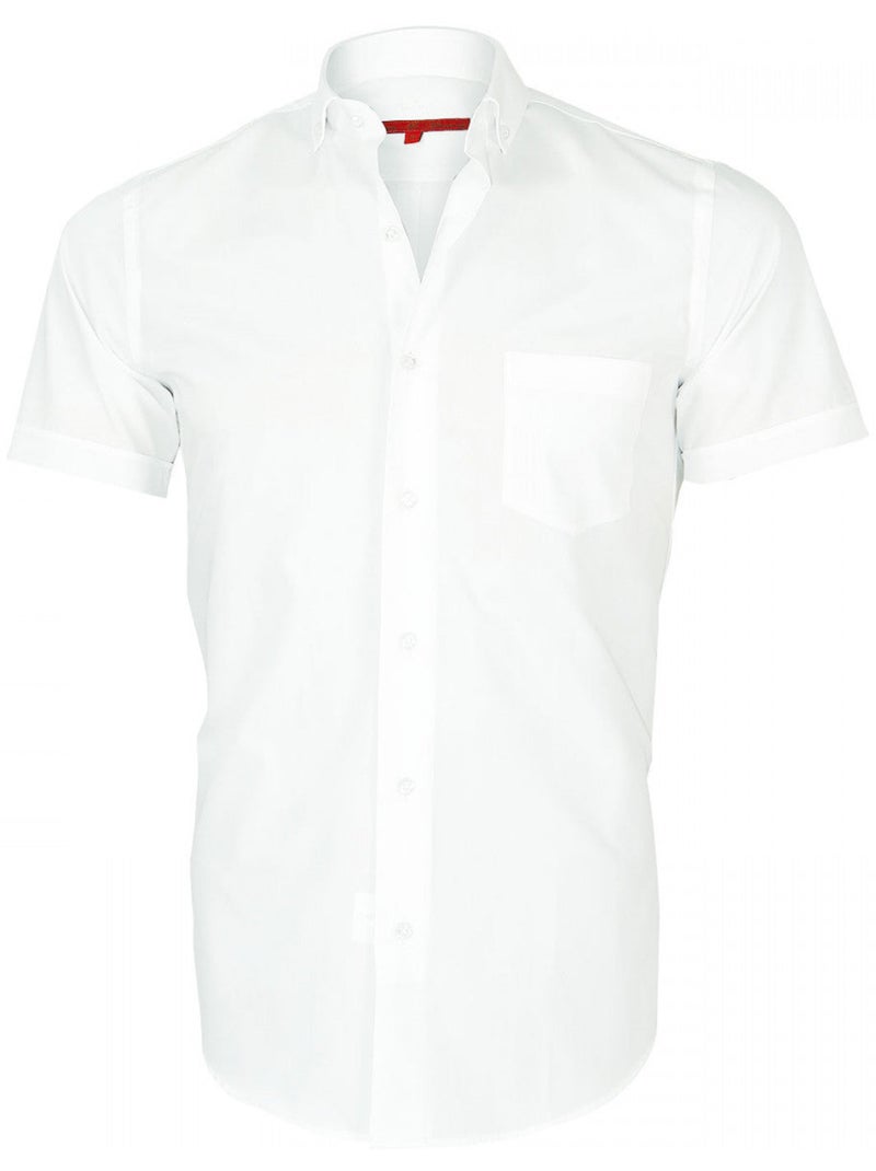 Chemisette homme premium coupe cintrée BASIC-SPORT Andrew Mac Allister Blanc , 41 Blanc - Kiabi