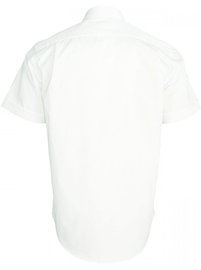Chemisette homme premium coupe droite BASIC-MANCHE-COURTE Emporio balzani Blanc , 40 Blanc - Kiabi