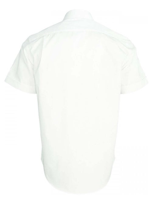 Chemisette homme premium coupe droite BASIC-MANCHE-COURTE Emporio balzani Blanc , 44 - Kiabi