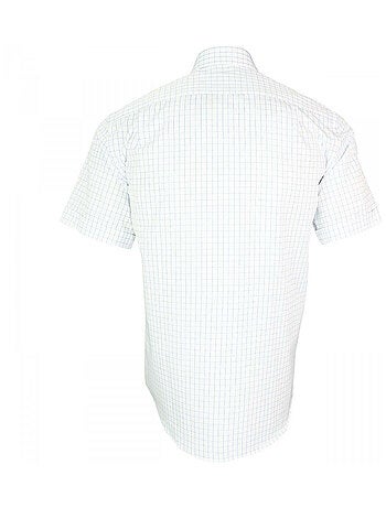 Chemisette homme sport coupe droite RIVIERA Emporio balzani Blanc , Bleu ciel , 39