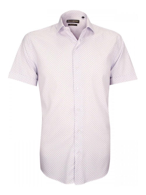 Chemisette homme stretch coupe cintrée ALBINONI Emporio balzani Blanc , Bleu , 45 - Kiabi Chemisette homme stretch coupe cintrée ALBINONI Emporio balzani Blanc , Bleu , 45 - Kiabi