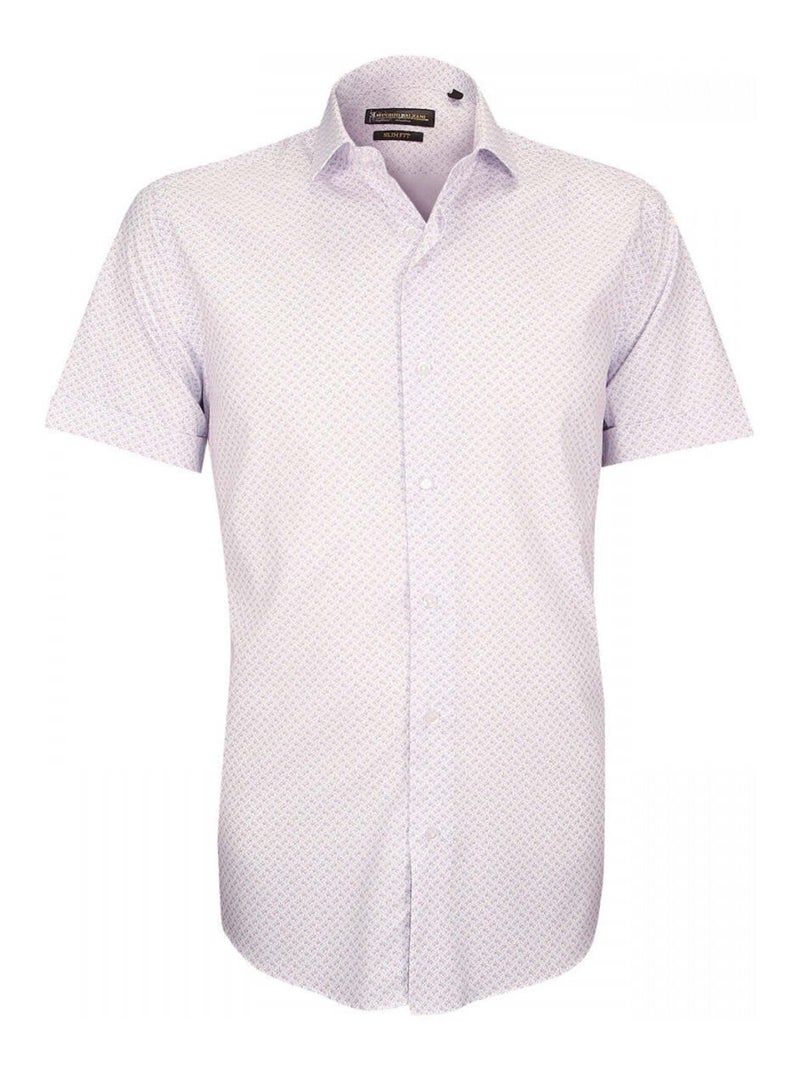 Chemisette homme stretch coupe cintrée ALBINONI Emporio balzani Turquoise , 41 Bleu turquoise - Kiabi