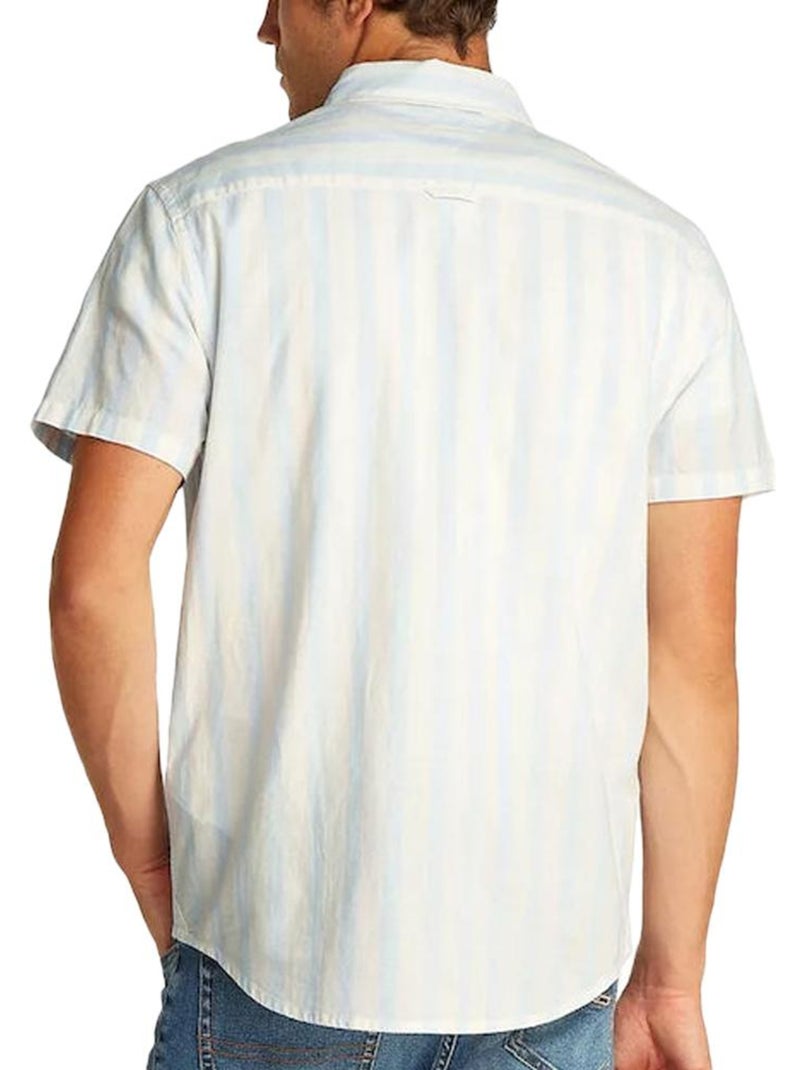Chemisette Homme Tommy Hilfiger Linen Blend Bleu - Kiabi