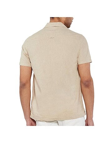 Chemisette ekaki Homme Tommy Hilfiger Linen Blend Camp-aruba
