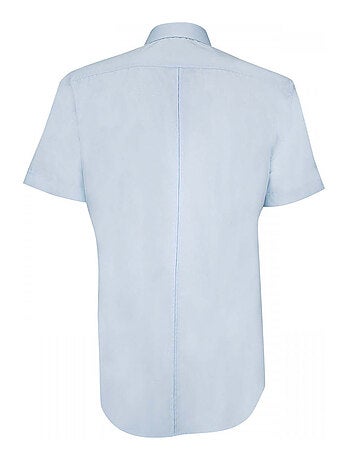 Chemisette homme unie coupe cintrée MATTEO Emporio balzani Blanc , Blanc , 45