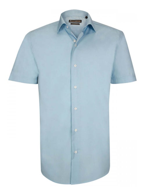 Chemisette homme unie coupe cintrée MATTEO Emporio balzani Blanc , Blanc , 45 - Kiabi