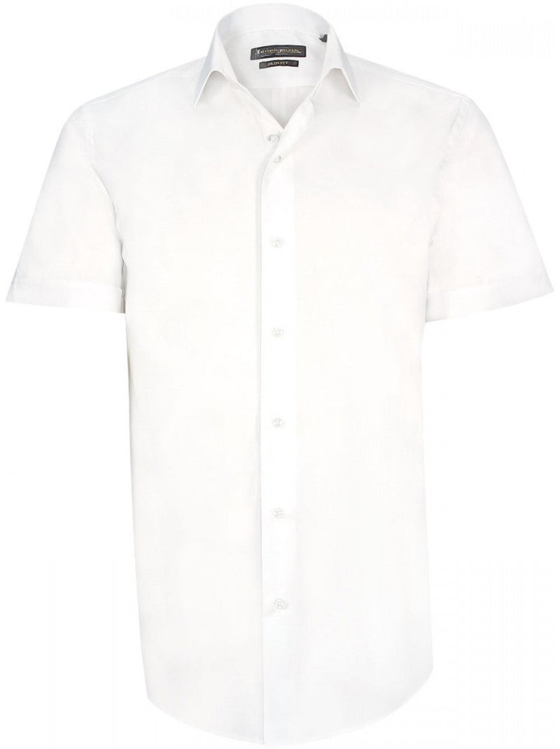 Chemisette homme unie coupe cintrée MATTEO Emporio balzani Blanc - Kiabi