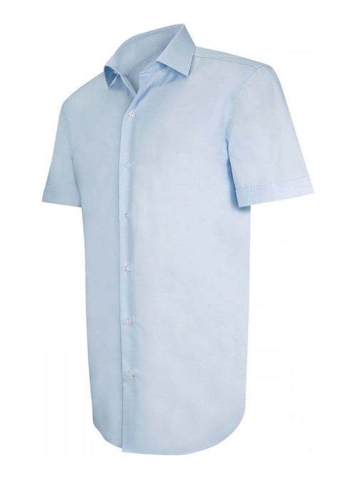 Chemisette homme unie coupe cintrée MATTEO Emporio balzani Bleu , 44 - Kiabi Chemisette homme unie coupe cintrée MATTEO Emporio balzani Bleu , 44 - Kiabi