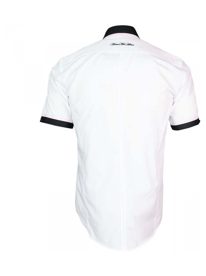 Chemisette hommes Mode coupe cintrée CONVENTRY Andrew Mac Allister Blanc , Rose , 39 Blanc Rose - Kiabi